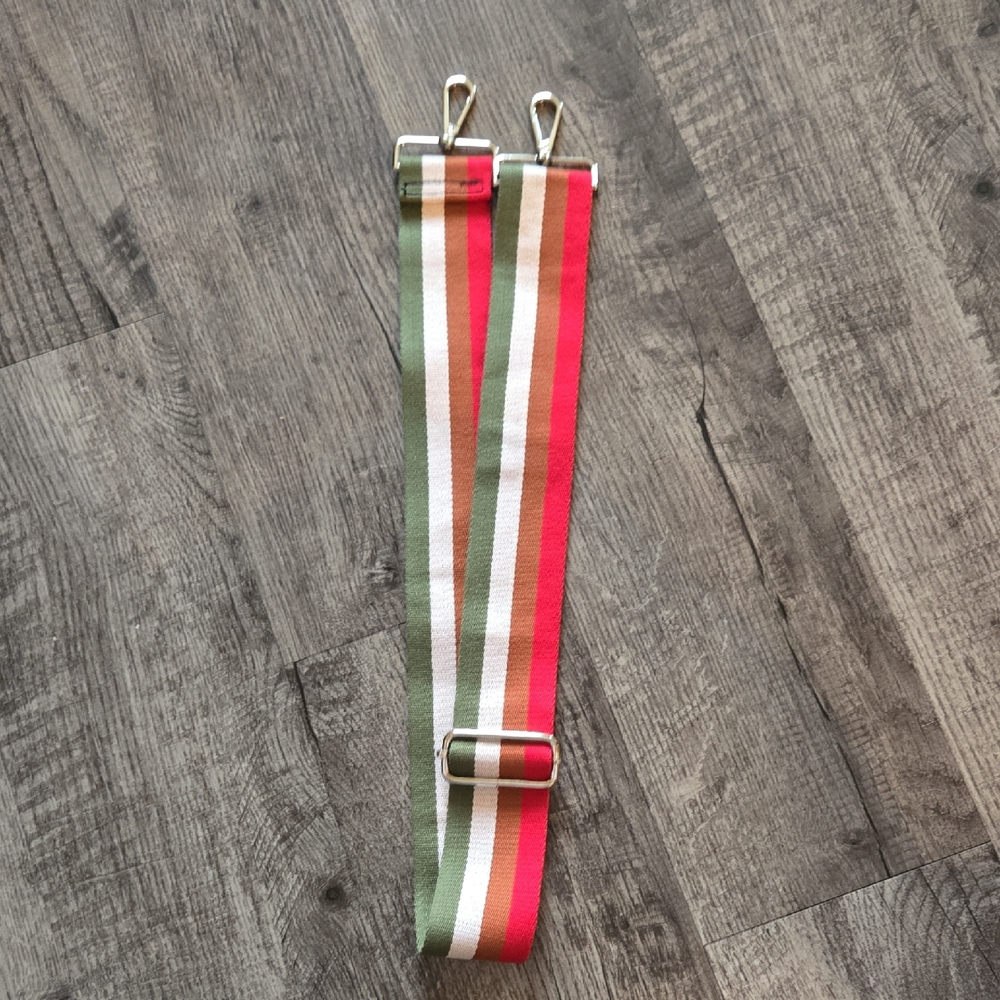 Striped Adjustable Bag Strap